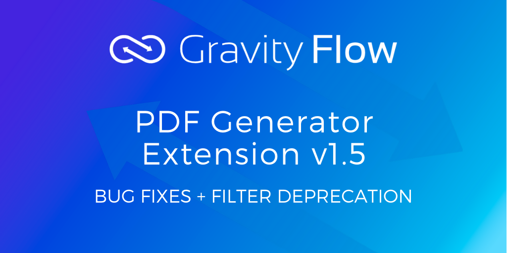 PDF Generator Extension v1.5 Released